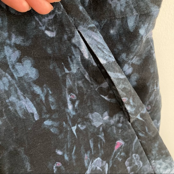 Blue Pattern Mini Dress - Picture 2 of 6